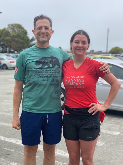 🏃🏻&zwj;♀️🏃🏻&zwj;♂️ Thanks @sarahwhosellers for a #funrun @sportsbasement and live @theAMshakeout interview with<a class="tags" target="_blank" title="On Twitter" href="/?out=eyJ0eXAiOiJKV1QiLCJhbGciOiJIUzUxMiJ9.eyJpYXQiOjE3MjQ2NjA5NzUsImlzcyI6InR3cG9ybnN0YXJzLmNvbSIsIm5iZiI6MTcyNDY2MDk3NSwiZXhwIjoxNzU2MTk2OTc1LCJyZWRpcmVjdF91cmwiOiJodHRwczovL3R3aXR0ZXIuY29tL3NhcmFod2hvc2VsbGVycyJ9.uB1Dpf7XW1vxIlv9DP-rYYzHl41XVXH5NjxHvhnopyPSHKSDM_F3FMTfPy9Sz86Eh2DhUnZHIc5L2oyAbVVkYQ">@sarahwhosellers</a><a href="/tag/funrun"class="tags">#funrun</a><a href="/tag/realtalk"class="tags"><span>#realtalk</span></a>