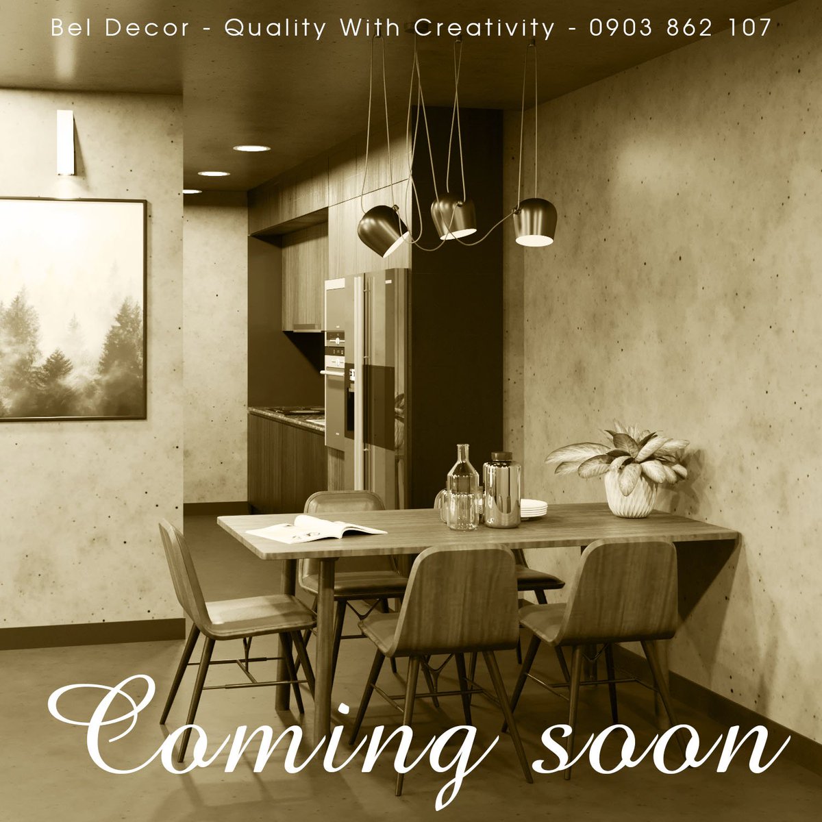 BelDecor_VN's tweet photo. COMING SOON ..
★🖤🖤🖤🖤🖤★
Bel Decor｜Interior Design｜Architecture｜Construction
Hotline: [028] 38 374 107 - 0903 862 107
Website: https://t.co/7YJeGOnqy8 https://t.co/cNB610NvMC