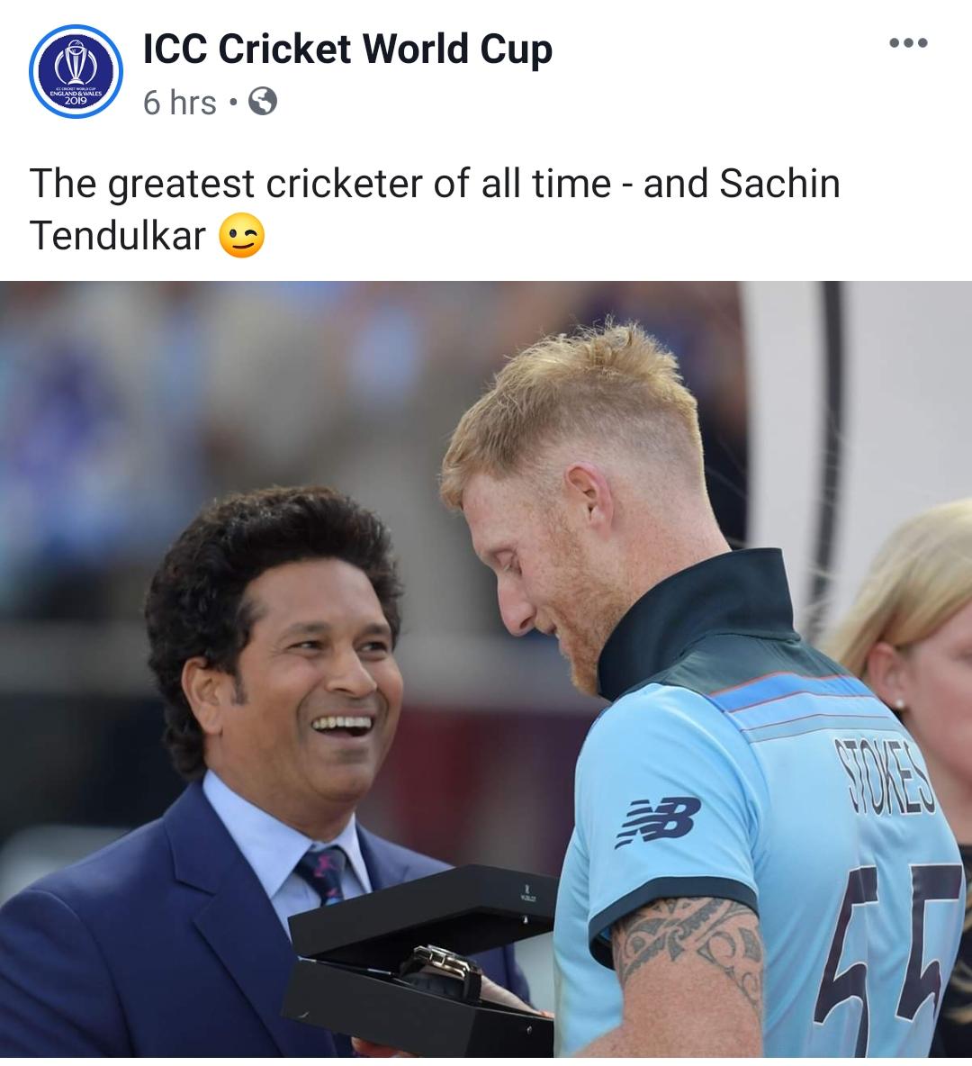 ApprovedAW's tweet photo. Shame on u @ICC, u are comparing the GOD of cricket with such a player &amp; insulting him with just Sachin Tendulkar and calling Stokes- the greatest cricketer of all time, are u serious ??

#ShameOnICC #Insulting #WorstQuote

@prabhu_vinesh @princesanghavi @auk_sanejourno https://t.co/e77WYMZPqa