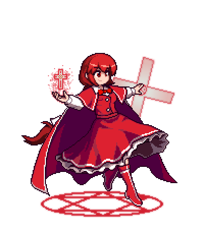 The Hammer Twitterissa Yumemi Okazaki Updated Touhou 15 5 Aocf Concept Art I Won T Settle For Just Observations Anymore I M Going To Take You Back As A Test Specimen Study That Power And Then