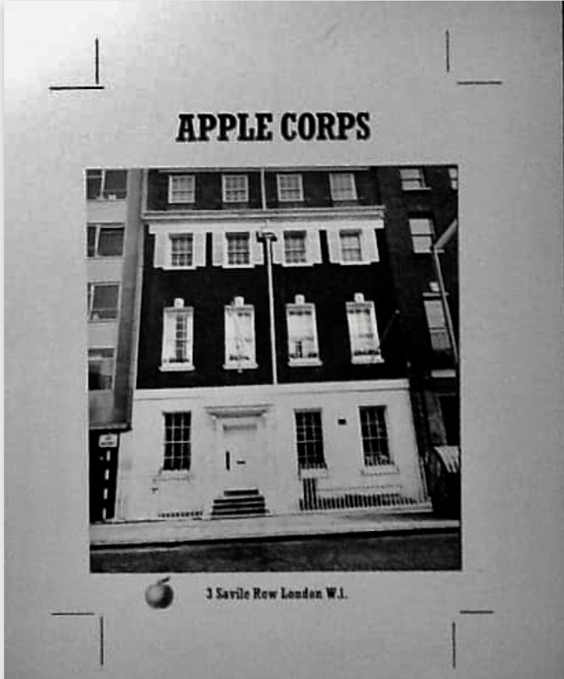 OTD in 1968 Apple Corps moved into Savile Row #TheBeatles #London #SavileRow #rooftopconcert #finalperformance #sixtiesmusic #1960s #sixties #AppleCorps #getback