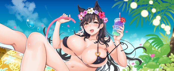 愛宕さんと海でいちゃいちゃしたい!
#アズールレーン #アズきゅん 