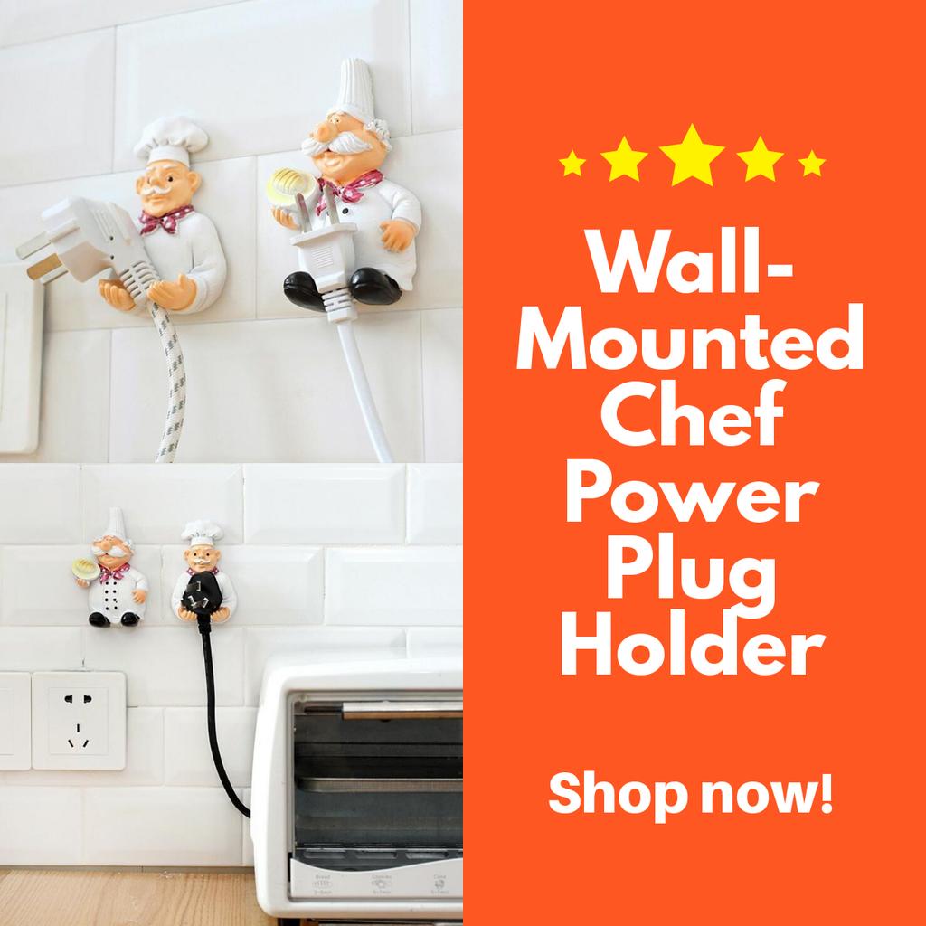 "Keep your kitchen tidy from unused appliances power cords using this cute wall decor. Free worldwide shipping. " bit.ly/2puqcWT #chef #kitchen #kitchentools #kitchengadgets #cooking