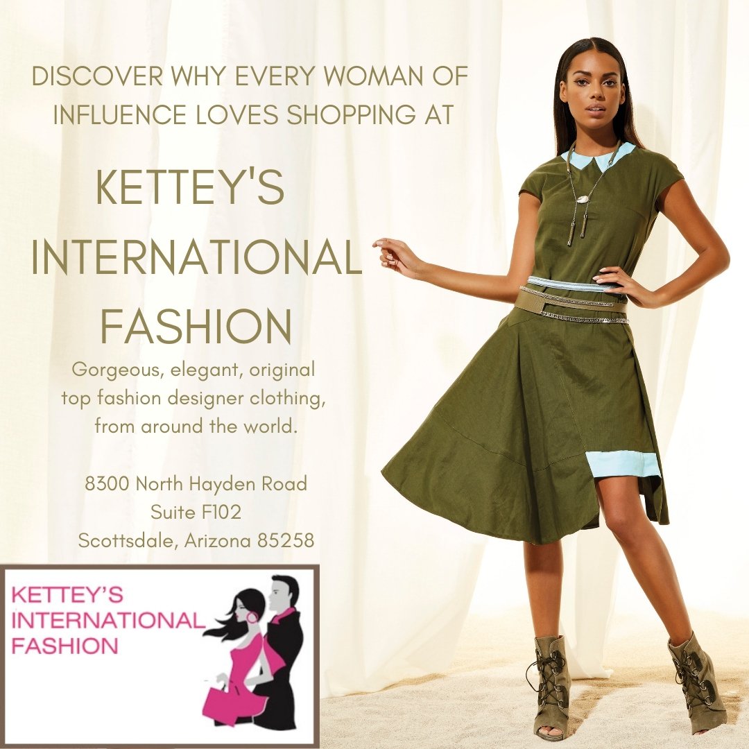 KetteysB's tweet photo. Summer time is the perfect time to stock up on gorgeous new ultra fashion designer clothing for your closet. We offer some of the most unique fashion designers and elegant accessories. Stop in and discover why we were featured as Scottsdale's top fashion boutique!! https://t.co/emfFgy9LDu