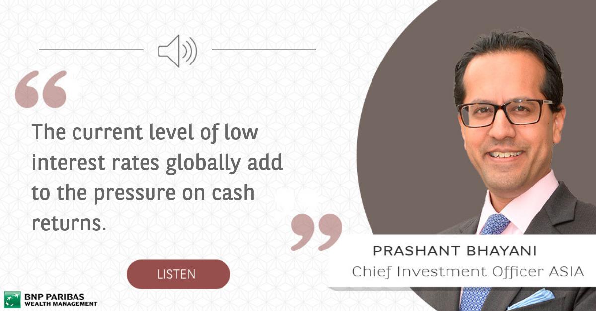BNPP_Wealth's tweet photo. [WEEKLY #PODCAST] Cash is not king! In a year of strong year-to-date returns in both #bonds &amp; #equities, Prashant Bhayani discusses why cash can be a drag in an investor’s portfolio. His mantra: Stay diversified, stay invested! Listen here > https://t.co/qpPymbDtEX https://t.co/IOq50wqgdV