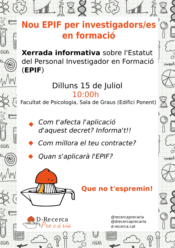 D-Recerca Precària tweet media