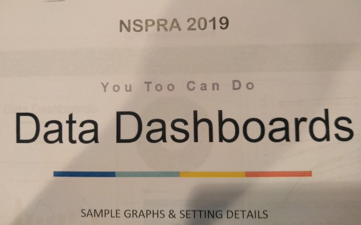 Super excited for my first #NSPRA2019 skill session #datadashboards and to sit by former Hoosier Tim Carroll!