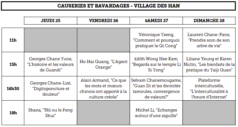 jerry_ayan's tweet photo. Alon kozé ! Pendant Guandi 2019, un cycle de "causeries" animera un espace du Village des Han dans la Rue Sainte-Anne. Patrimoine, médecine traditionnelle chinoise, vivre ensemble, le partage des connaissances est essentiel. On vous y attend ! https://t.co/APFjptNW2E