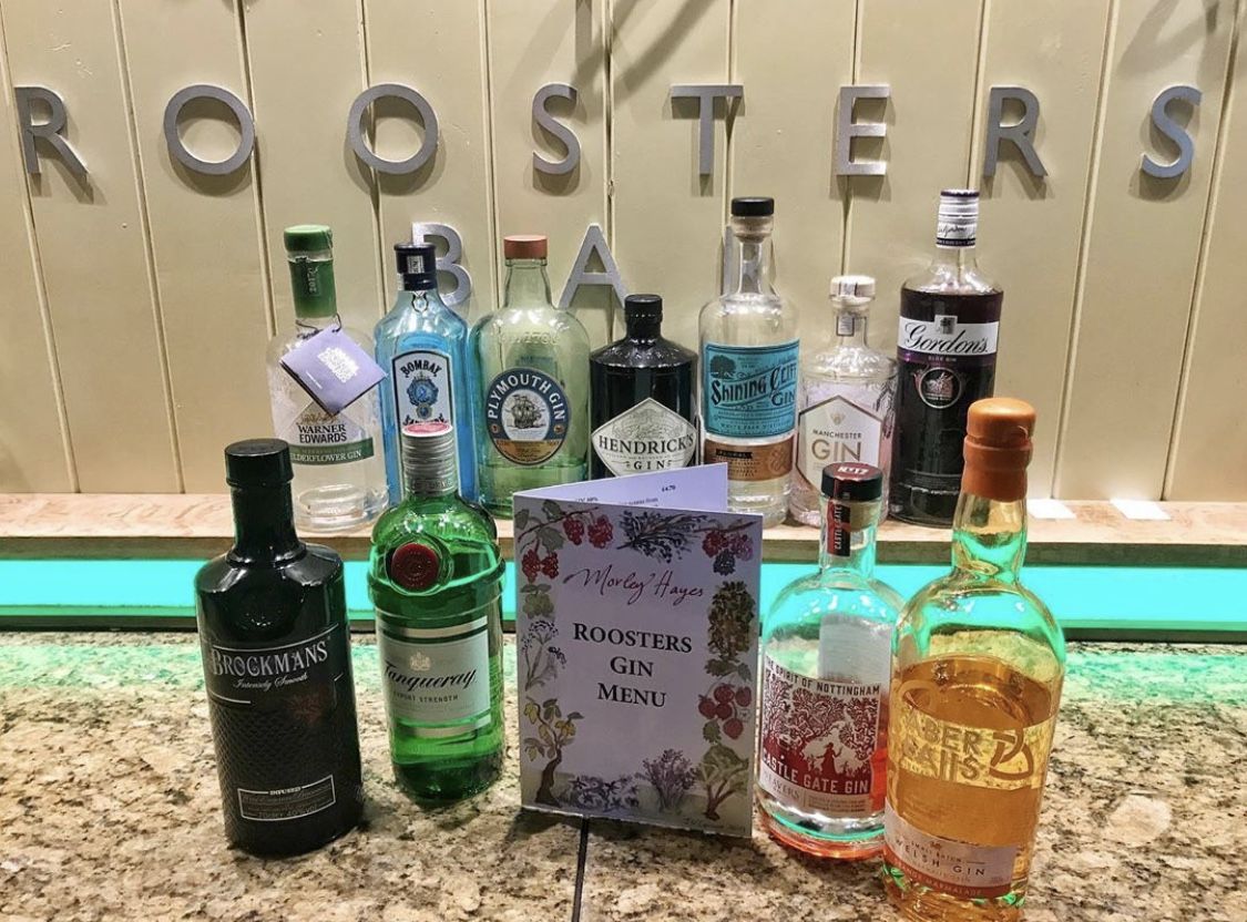 MorleyHayes's tweet photo. Are you a #gin enthusiast? If so, you'll love the brilliant new #ginmenu that is now available in #Roosters Bar @MorleyHayes! Check it out here: https://t.co/mAADBkawu0 What's your favourite combo? Let us know below! https://t.co/dhxfrrq5uc