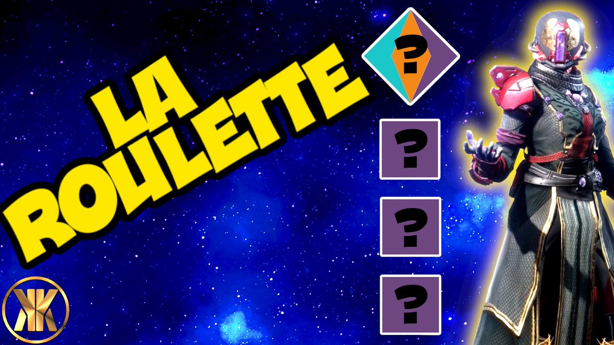 KiwiKokaTV's tweet photo. Nouveau format sur la chaîne !
LA ROULETTE !
Dites moi ce que vous en pensez et de nombreux épisodes pourrai voir le jour 😉
https://t.co/WpmQl7iTQd
#Destiny2 #PVP #Roulette #Randomizer #DIM #DestinyItemManager #PVPRandomizer https://t.co/B7JKHyyQwn