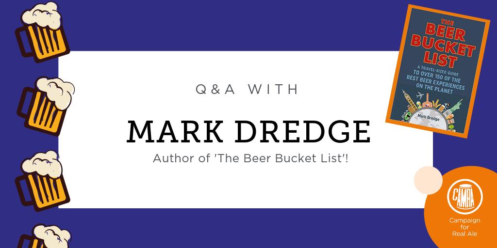 Got a question for a beer expert &amp; writer? 🍻

Mark Dredge's book, "The Beer Bucket List" travel-sized guide is published in August. To celebrate, we have invited Mark to take part in a Q&amp;A!

Send us your questions by Wednesday &amp; we will share Mark's answers later this week! 👇