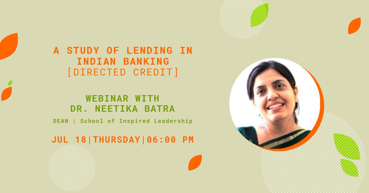 SOILIndia's tweet photo. Are you an aspiring #ManagementLeader with a deep interest in priority sector lending? Looking for a greater purpose to contribute to social & national priorities through your work? Register for this webinar with our dean: https://t.co/9w1U3guEvA
#leadwithsoil #businessschool https://t.co/FoWzD9wQly