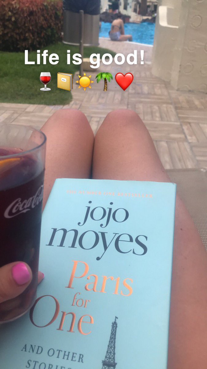 ClaraL86's tweet photo. Catching some rays and a great read from @jojomoyes. Summer is here #tenerife https://t.co/vHMtpl13qu