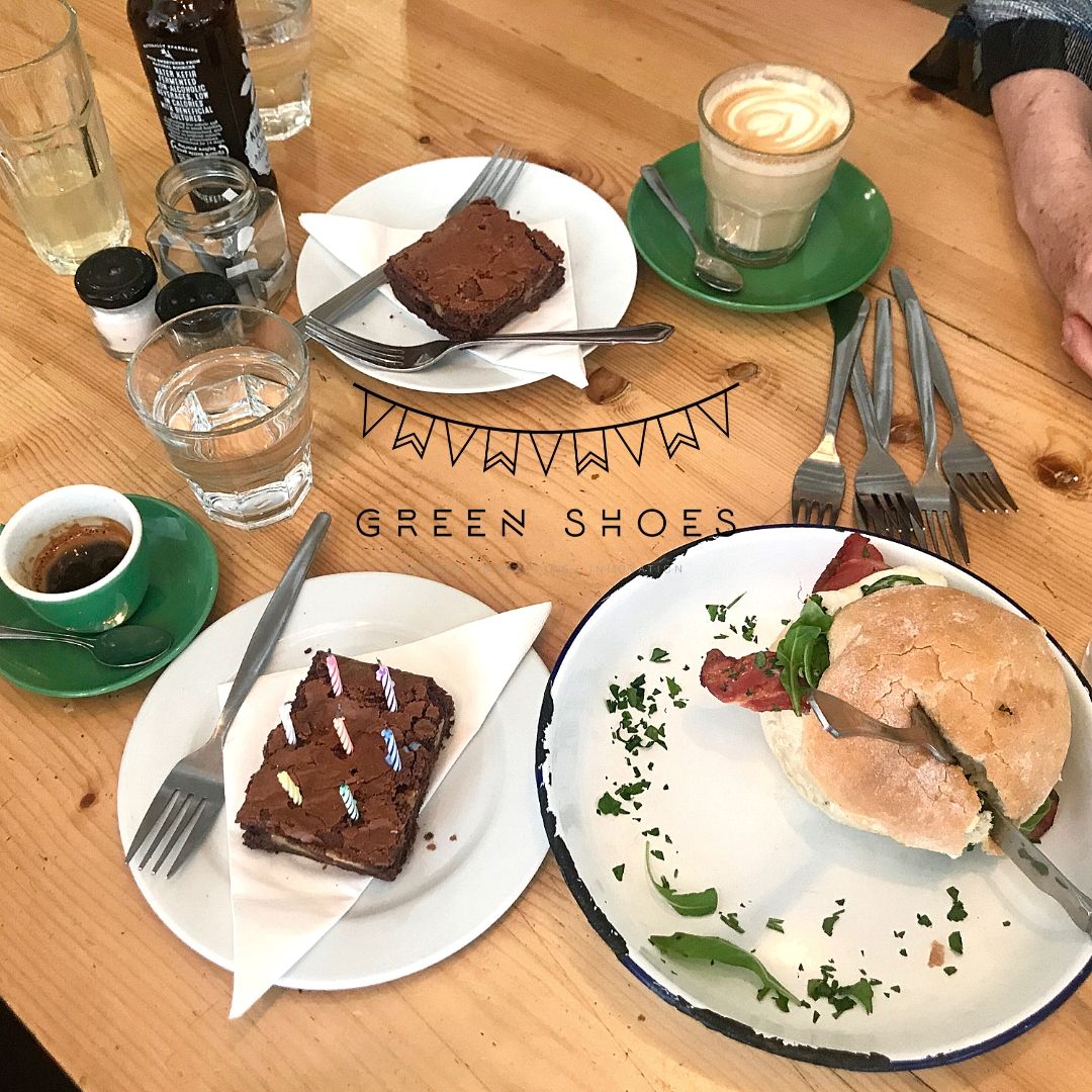 GreenShoesEvent's tweet photo. Starting the week off right with some coffee and cake. Celebrating a birthday and welcoming Judith to the team! #productivemornings #coffeelovers #welcometotheteam https://t.co/aM4nFzMY2g