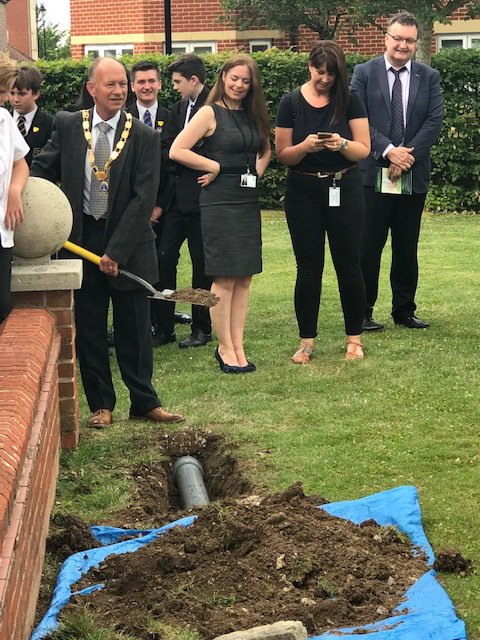 Our Year 9 ambassadors helped to make history last week in the town’s Time Capsule ceremony. <a href="/AmesburyUK/">AmesburyUK</a>