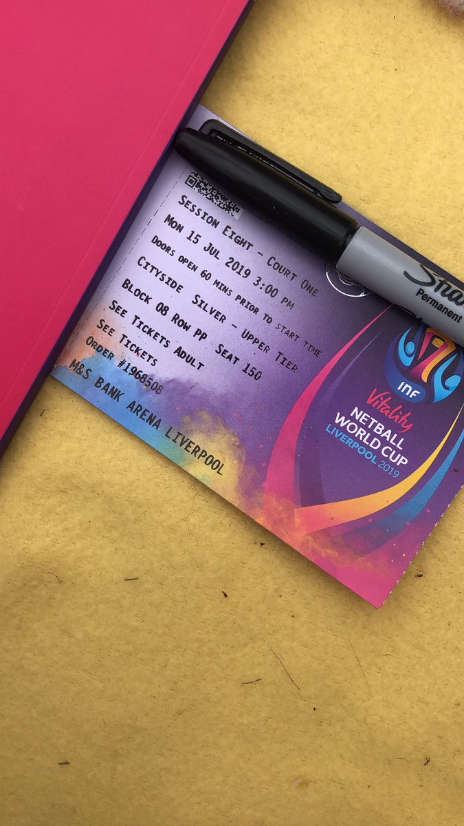 Spare ticket for sale for the England v Jamaica this afternoon #thisisnetball #netballworldcup #englandroses 🏴󠁧󠁢󠁥󠁮󠁧󠁿🌹🏴󠁧󠁢󠁥󠁮󠁧󠁿🌹