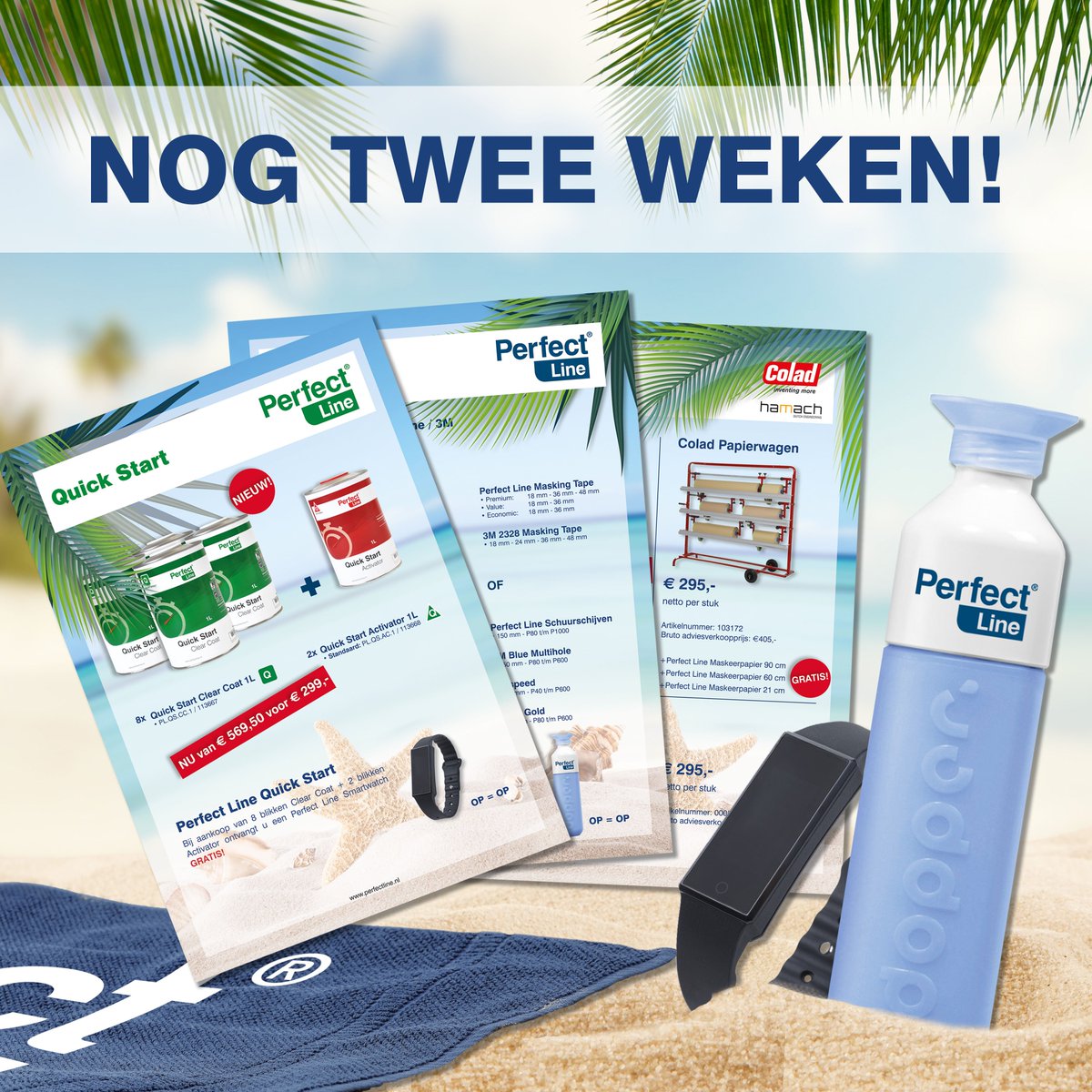 Profiteer nog van veel zomers voordeel tot het einde van deze maand. Wees er snel bij, want de Perfect Line handdoeken, smartwatches en Doppers vliegen de deur uit. Bekijk de zomerspecial en deelnemende producten hier: bit.ly/2loGEZL