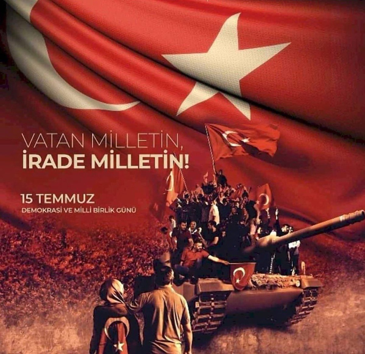 15 Temmuz hain darbe girişimine karşı direnip, canlarını milli irade uğruna ve demokrasimiz için feda eden şehitlerimizi ve gazilerimizi minnet, saygı ve rahmetle anıyoruz.
Allah, ülkemize böyle bir ihaneti bir daha yaşatmasın. #15TemmuzuUnutma
