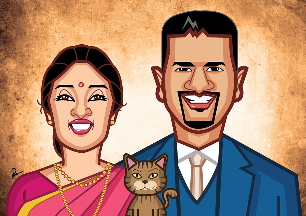 PrasadPBhat's tweet image. More often than not, when I am creating these wedding avatars, I feel like I was part of the wedding. 
What I miss the most? The wedding food :P

#weddingcouple #weddinggift #prasadbhatart #graphicurry #giftforhim #giftforhim #giftforbrother #anniversarygift #personalizedgift