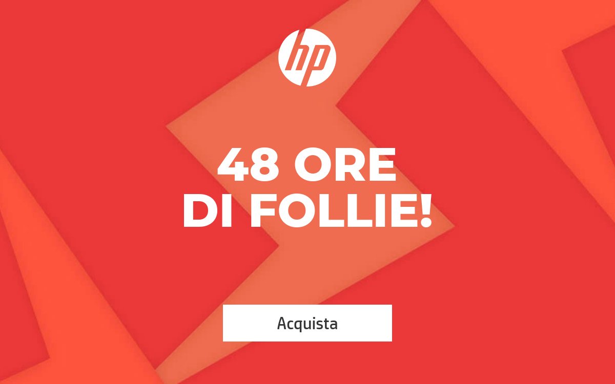 48 ORE DI FOLLIE!⏰✂️
Scopri subito gli 8 prodotti che HP Store ha scelto per te ad un prezzo speciale! bit.ly/2Jz1hft
