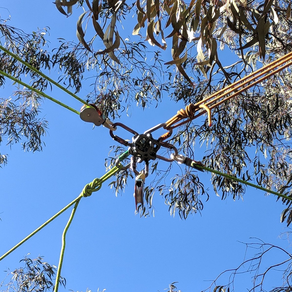 figure_nine's tweet image. When the production team want to suspend the camera rig from a specific point in space that has no anchor its time to call in the UFO.

#figurenine #remotelocationrigging #TVandfilmsafety #ropeaccessandrigging #rigging #arblife #arboristgear #ropeaccesslife