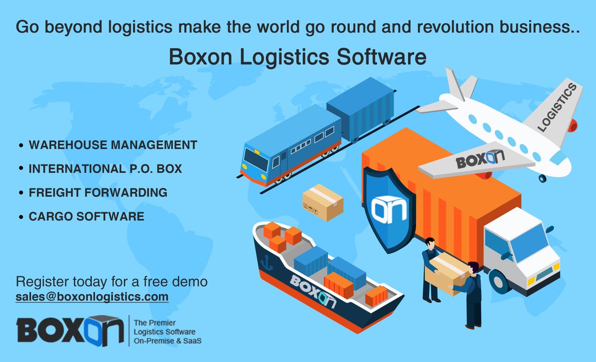 BoxonLogistics's tweet photo. Start Your Free Trial Today!
#BoxonLogistics #USA #Miami #Florida #Logisticsoftware #Cargosoftware #WHMsoftware #POBoxsoftware
https://t.co/jnDIU1kWjV https://t.co/KDZ5b0e7mE