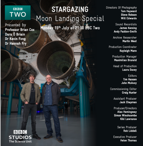 LinklineCrew's tweet photo. #stargazing #MoonLanding50
celebrated @bbctwo this evening with #linklinecrew #cameracrew joining @ProfBrianCox #steverobson #dop #lightingcamera #jameskenning #soundrecordist https://t.co/0BVonhttdI