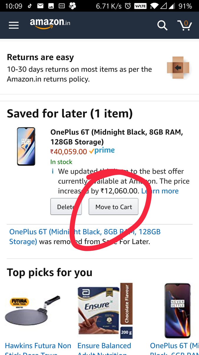 Traveliano's tweet photo. @AmazonHelp @amazonIN @amazon Well done, Great sale indeed ! Bravo !!! https://t.co/G7cNpiTHOU