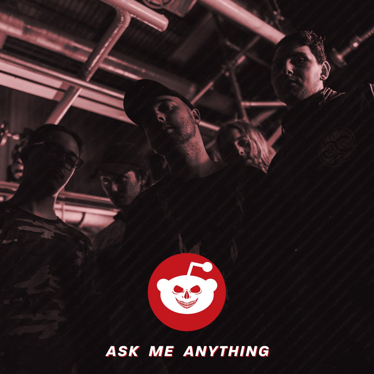 tgitcband's tweet photo. People of @reddit, we’ll be doing our first “Ask Me Anything” on r/Metalcore this Thursday from 1PM AEST onward. Bring forth all questions, leave no stone unturned 💀 #thegloominthecorner #fleshandbones #reddit #ama https://t.co/gf1pPmHrmF