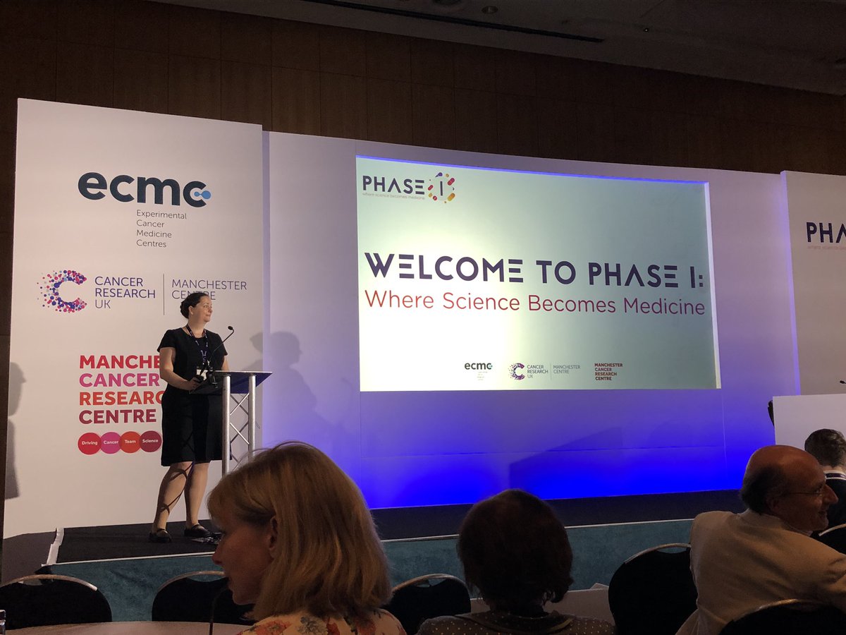 Hope everyone is ready for the second day of #Ph1MCR! Our first session today is on “Novel targets and their impact on trial designs” @CRUK_MI @ECMC_UK @CR_UK