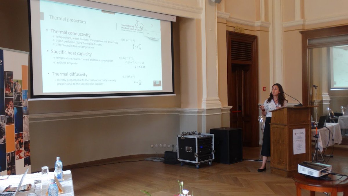 Laura Farina's <a href="/LauFars/">Laura Farina</a> presentation on thermal tissue properties during MyWave Sibiu Meeting.