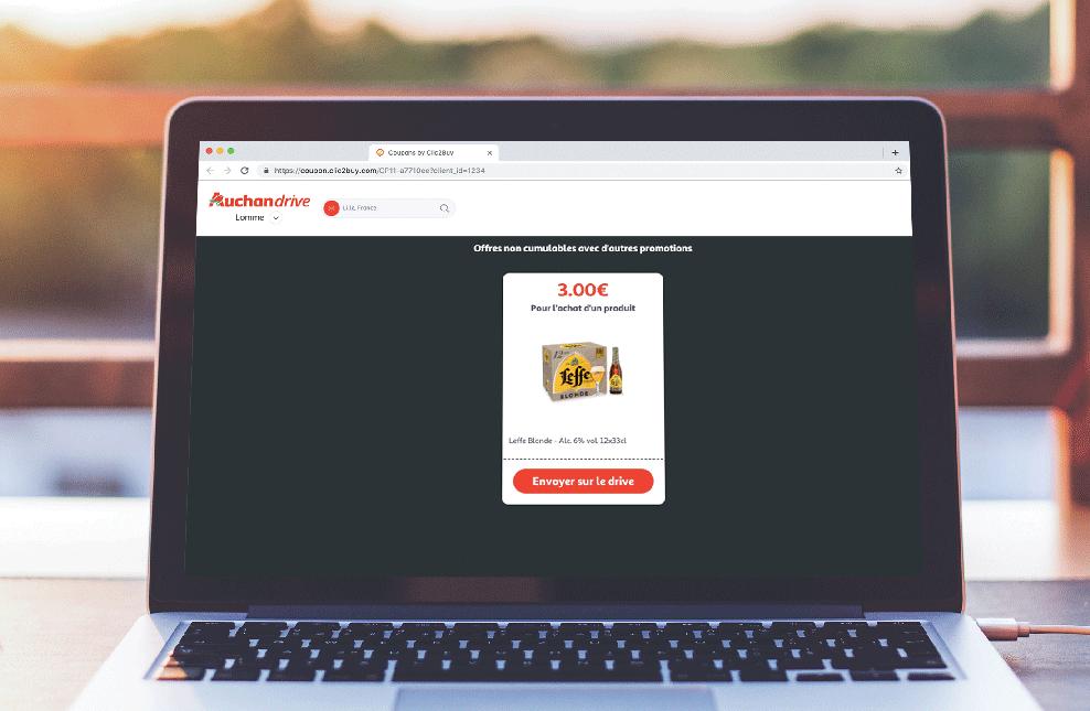 Click2Buy_'s tweet image. Did you know that #Wheretobuy solution is compatible with digital #discount_coupons? After adding the discount coupon to basket, the product and discount are transferred to the retailer's website to finalize the purchase. Here it is an example of @Leffe coupon: #Drink_responsibly