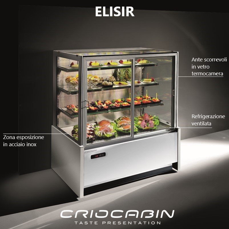 CriocabinSpa's tweet photo. ELISIR
Vetrina refrigerata per dolci, sandwich, insalate e antipasti con un’ampia superficie espositiva su quattro piani, ideale per eatery concept.
info@criocabin.com

#criocabin_taste_presentation #eatery #food #design #innovation #madeinitaly #technology #ecofriendly #r290 https://t.co/vnzqjuNDDE