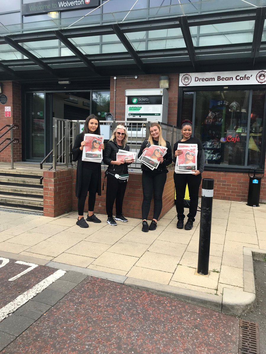 PromoHouseStaff's tweet photo. Our fab teams were out in #Wolverton &amp; #Northampton on Saturday handing out supplements of @Telegraph to those off to #Silverstone! #AlfaRomeo #Eventstaff https://t.co/xDp3GrCaKu