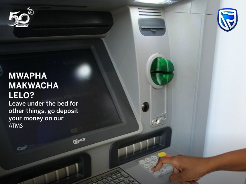 StandardBankMW's tweet photo. What do you do with all the cash you get from your business after a great day in sales? Simply deposit your cash at any of our #QuickDeposit ATMs countrywide. It's #SafeSimpleQuick https://t.co/4PjOWRHD83