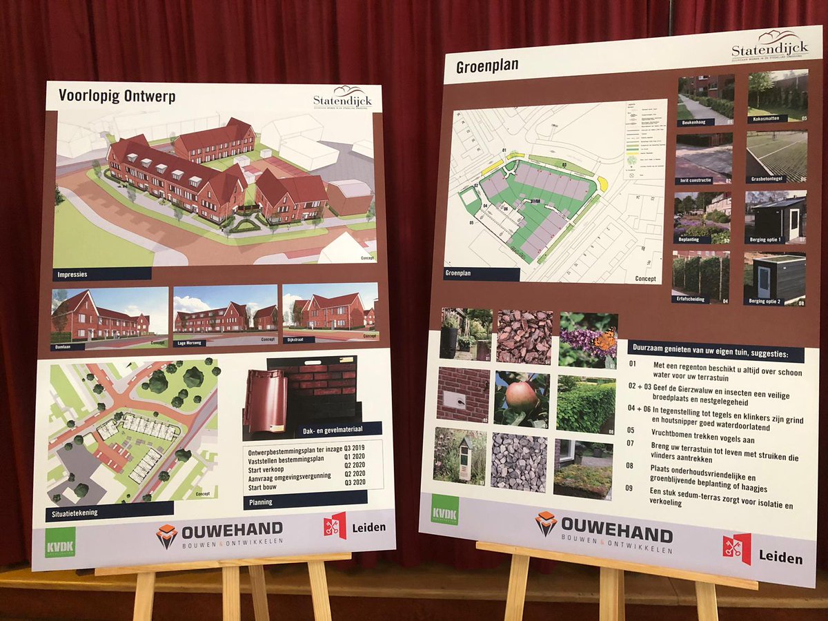 Donderdag 11 juli j.l. was en een inloopbijeenkomst voor omwonenden en belangstellenden betreft het plan statendijck.nl

#KVDKarchitecten #KVDK #architecture #ouwehandbouw #bouw #Leiden #statendijck