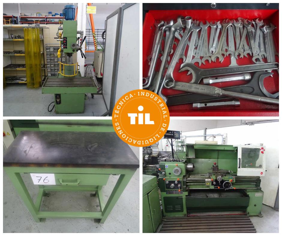 ⚠️​Liquidación Maquinaria fresado, torneado y taladrado⚠️
➡️ bit.ly/proyectop303 ⬅️
Fresadoras de torreta, taladros de columna, esmeriladoras, soldaduras, rectificadoras, tronzadoras y sierras, mordazas, herramientas eléctricas y manuales, estantrías, mobiliario de taller...