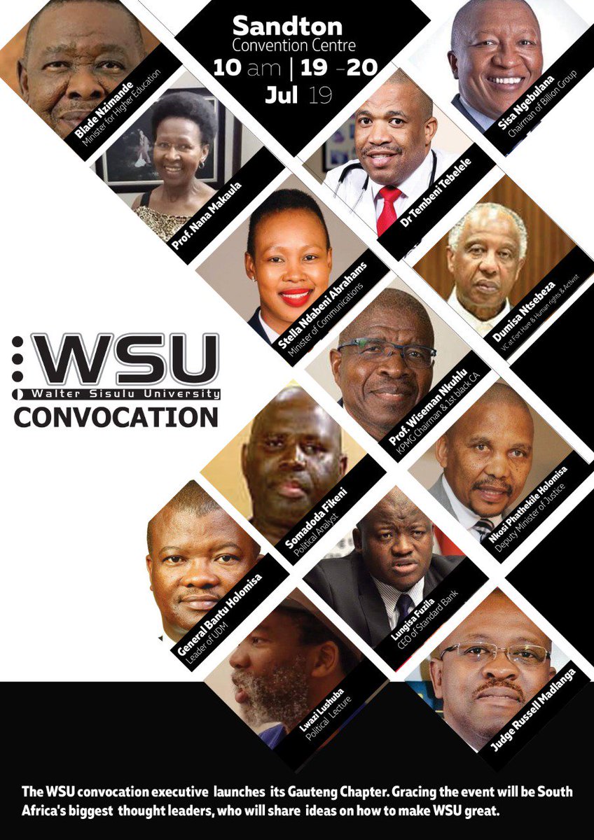 SipheMacanda's tweet photo. #WSUConvocation Gauteng Chapter Launch. 🔥🔥🔥 https://t.co/0jsEKdLUCc