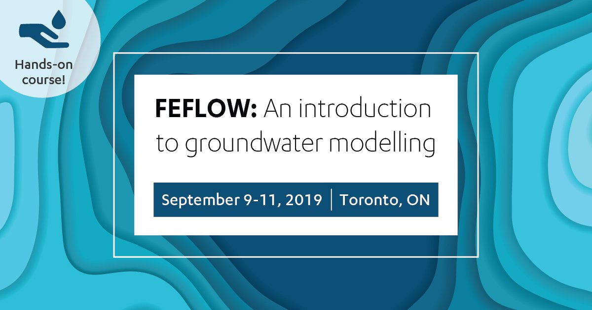 dhigroup's tweet photo. Are you a new FEFLOW user or interested in learning more about its powerful functionality? Don't miss this three-day, hands-on course! Register today before it’s too late: https://t.co/21jp4mff0M #FEFLOW #Groundwater #groundwatermodelling #watermodelling https://t.co/883aKtbJ9x