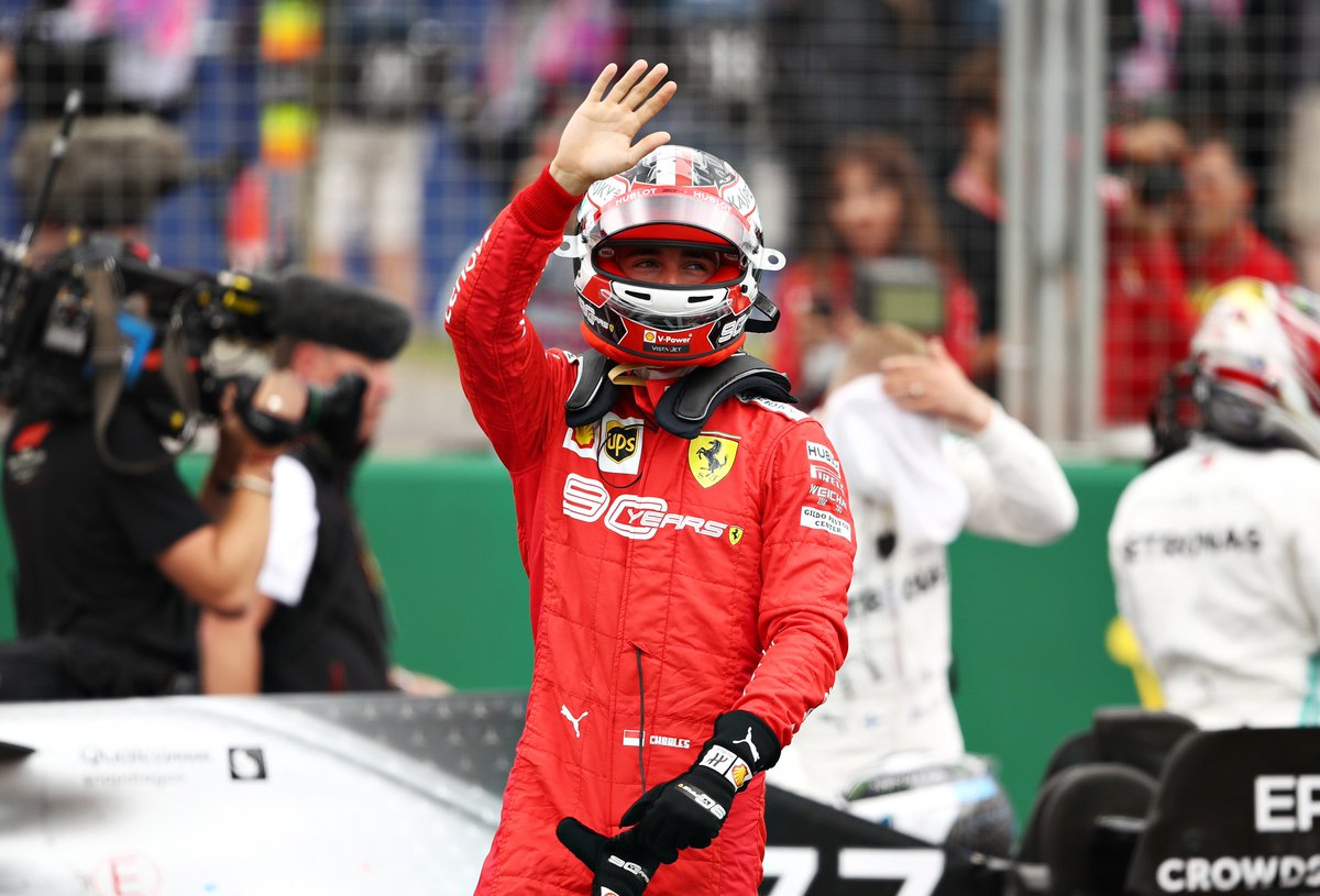 Congratulations to <a href="/Charles_Leclerc/">Charles Leclerc</a> for another podium finish at Silverstone! Fantastic result for Charles, the Shell Technical Team and Scuderia Ferrari. #f1 #ferrari #shell #britishgp