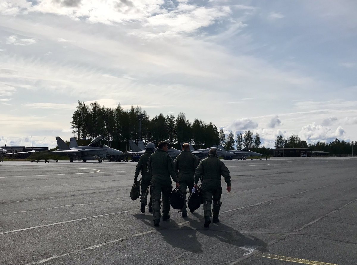 Gained a new appreciation for the strength and capability of our #Finnish partners, and have confidence we can prevail in any threat environment. Thank you for the outstanding sortie @JokinenPasi! @Puolustusvoimat @usairforce #airpower
