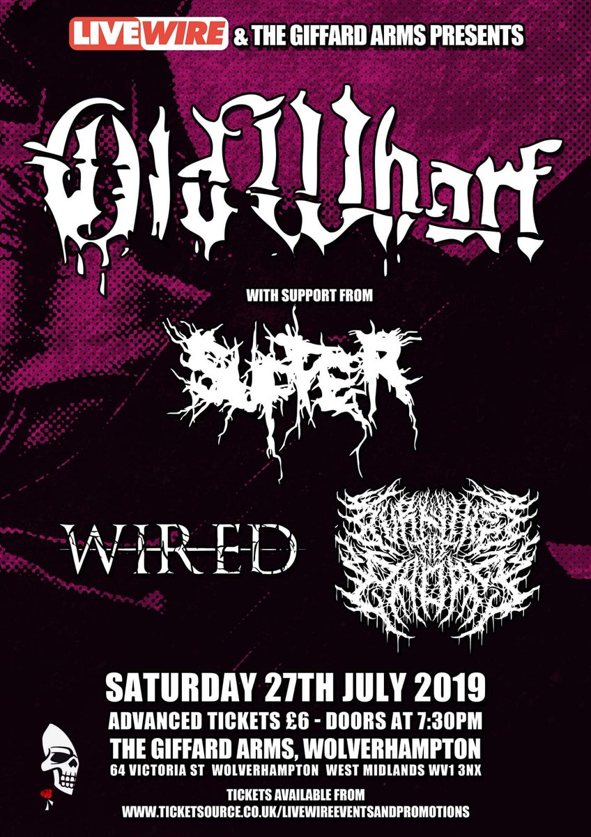 Our next show takes place in just under 2 weeks! Wolverhampton, UK! Bring it...