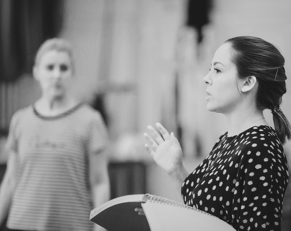 WaterperryOpera's tweet photo. A sneak-peak into rehearsals for The Magic Flute ✨ The cast working hard with director @laura_attridge exploring Mozart’s enchanting operatic masterpiece 🎶 Grab your tickets before they go! | 25-28 July | https://t.co/AMZIJmLr2u https://t.co/ENvkWGfppP