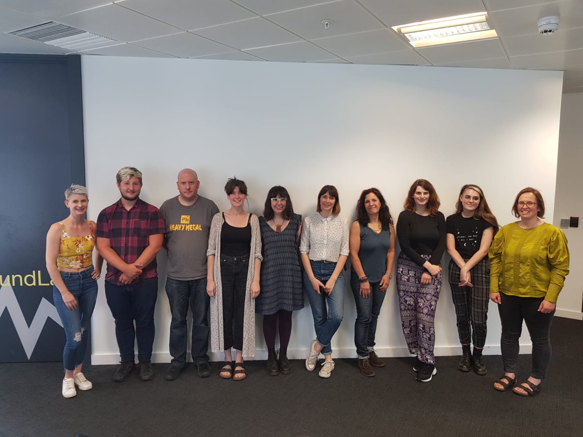 ANDfestival's tweet photo. Our COSMOS Ambassadors at the @ArupUKIMEA offices last week! Come say hello over the @bluedotfestival weekend to talk about pulsars! #COSMOS19 https://t.co/2xPcBz2ADR