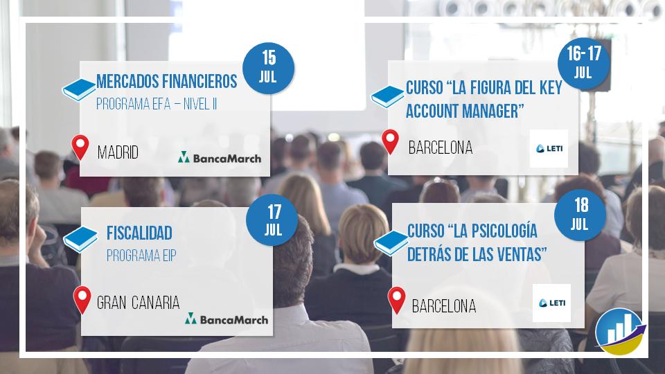 ¡Feliz inicio de semana! Compartimos nuestra agenda semanal con cursos en Madrid, Barcelona y Gran Canaria. Visita nuestra página web para más información: iddconsultoria.com

#formación #finanzas #HabilidadesDirectivas