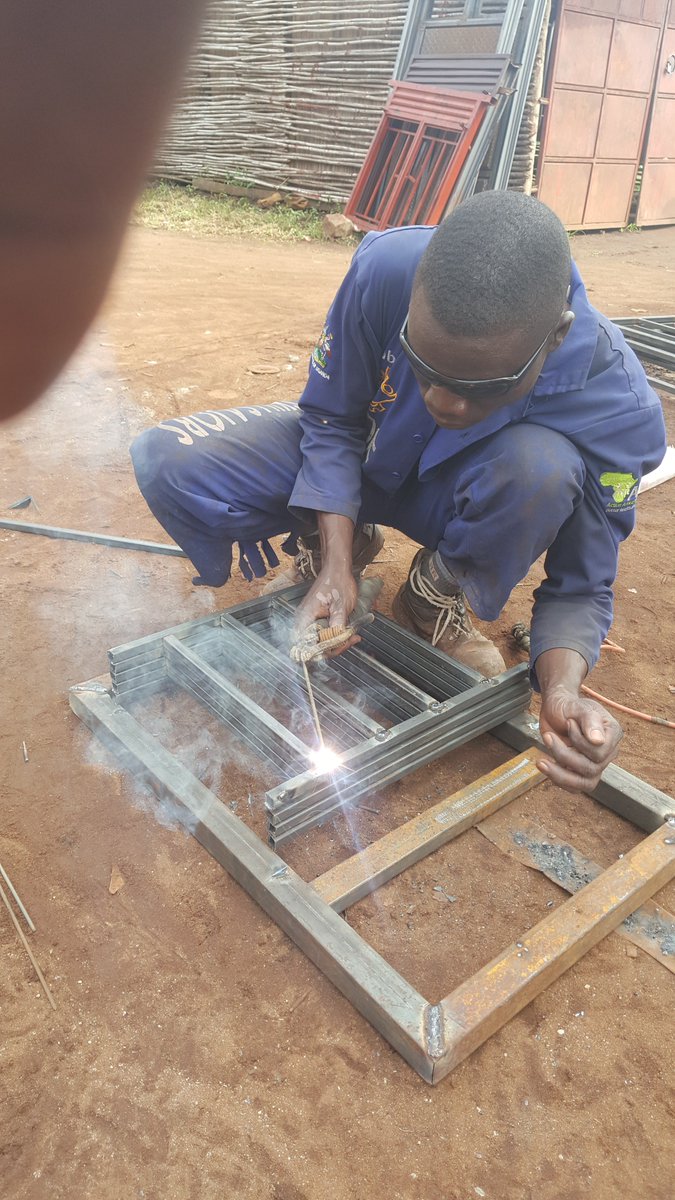 Meet Michael Eyulu. He acquired skills in metal fabrication in Adjumani. In a good day, he makes 60,000/=. With extra income, Michael pays school fees for his siblings. He plans to open a workshop and employ youth.