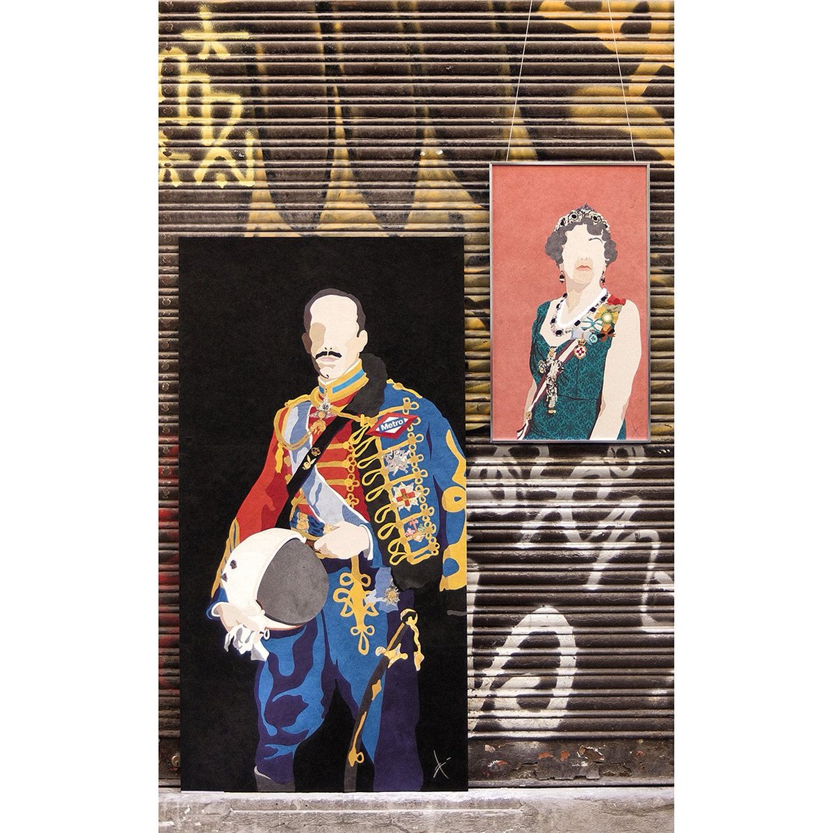 Danielemsrec's tweet photo. #kingsofspain #reyesdeespaña #king #rey #alfonsoXIII #borbon #apolo13 #queen #reina #victoriaeugeniadebattenberg #uk #ena #queenvictoria #roma #lausana #exilio #republica #streetart #collage #onlypaper #paperart #artsy https://t.co/DXpnOKZMMX