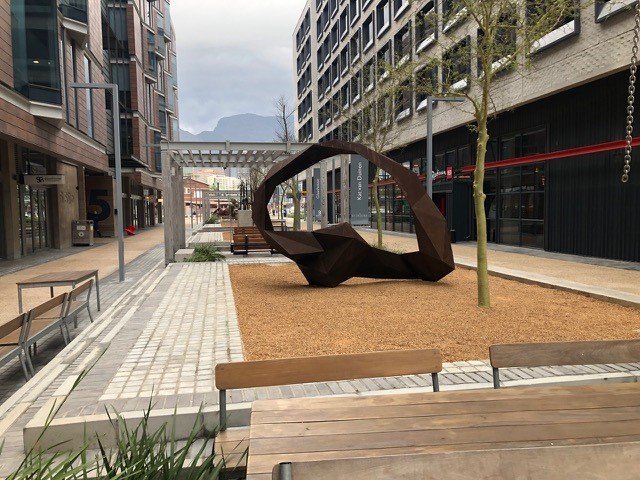 HermanusFynArts's tweet photo. We were very sad to see Marco Cianfanelli’s Cerebral Aspect 141 leave #Hermanus. The fact that this beautiful sculpture can now be viewed at the @ZeitzMOCAA however still means we can visit, which is great! Do not miss out on the experience.
#FynArts2019 #SculptureontheCliffs https://t.co/cz7pND90pj