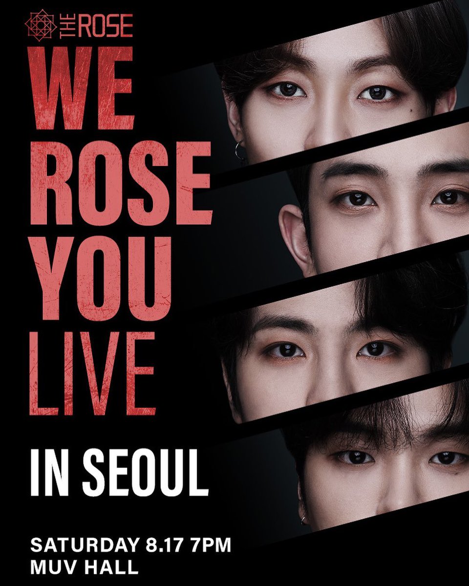 ourwoosung's tweet photo. 190715 l_hajoon ig update ๐น
THE ROSE โWE ROSE YOUโ LIVEย
IN SEOUL
2019.08.17 SAT 7 P.M
MUV HALL
.
.
.
#๋ฐด๋ย #๋๋ก์ฆย #์ฝ์ํธย #๋ฌด๋ธํย #bandย #theroseย #concert #muvhall
#์ดํ์ค https://t.co/afv7OrLlFy