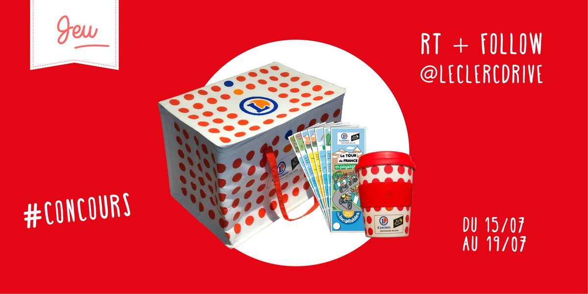leclercdrive's tweet photo. 🎁 #Concours

5 pack de goodies est à gagner  🤩

🤜 Pour tenter de gagner : RT + Follow @leclercdrive 

☑️ TAS 22/07 https://t.co/QVY96WJAHj